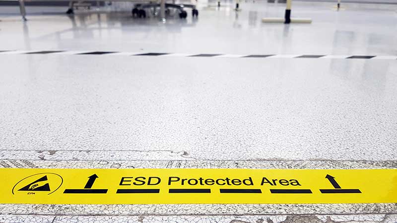 ESD Flooring in Building